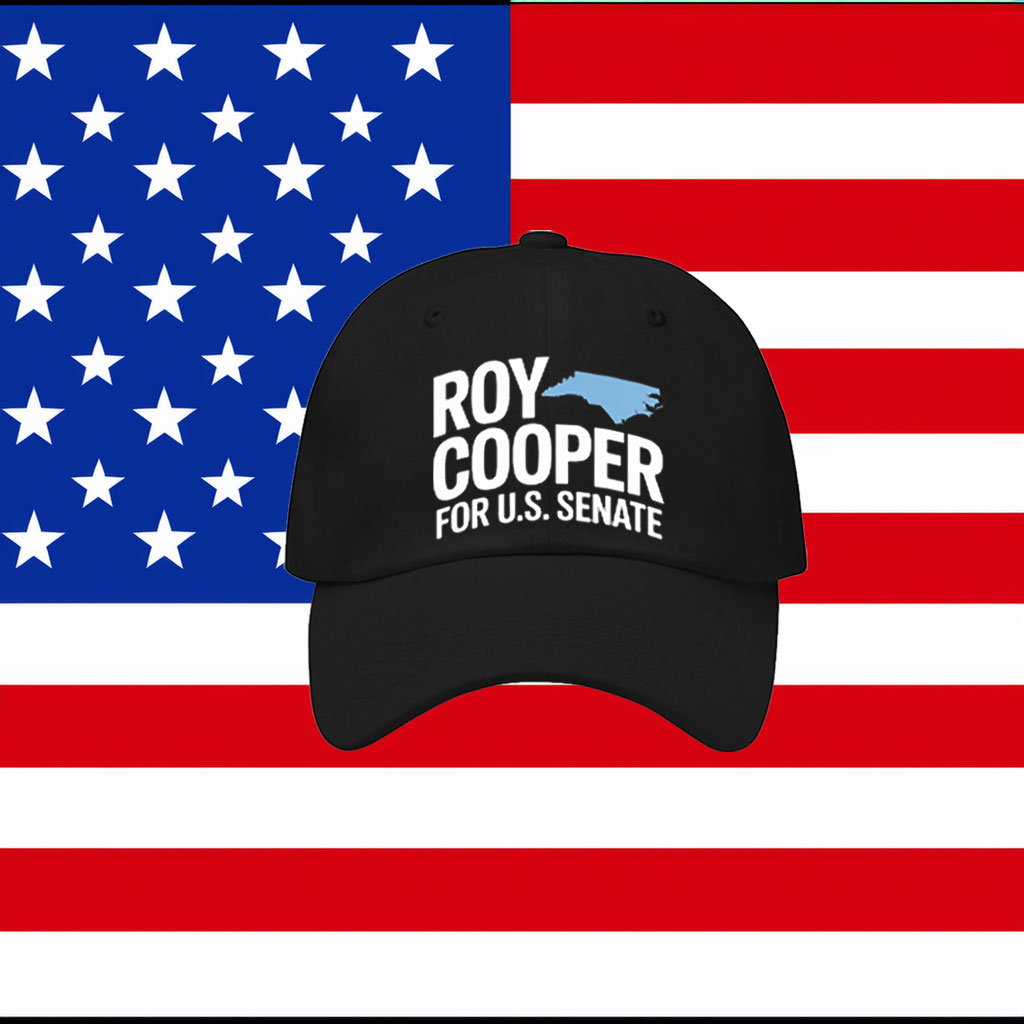 Roy Cooper For Senate North Carolina Map Dad Hat