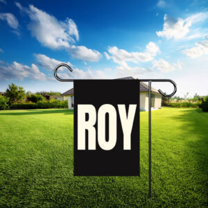 Roy Cooper Minimalist Blue & Cream Lawn & Yard Flag