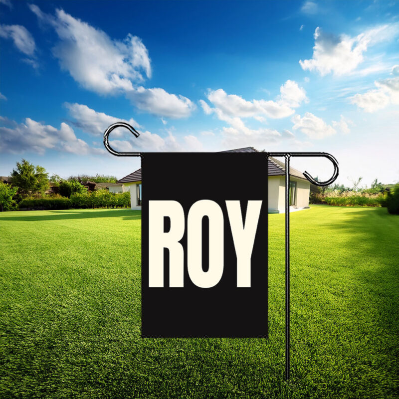 Roy Cooper Minimalist Blue & Cream Lawn & Yard Flag