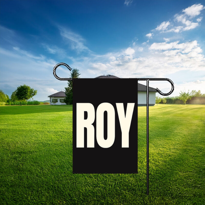 Roy Cooper Minimalist Blue & Cream Lawn & Yard Flag