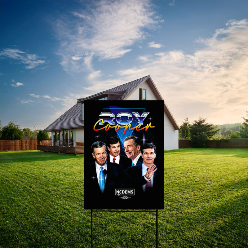 Roy Cooper Multi-Portrait Campaign Yard Sign