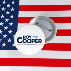 Roy Cooper NC Election Campaign Supporter Pin Button