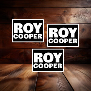Roy Cooper Waterproof Laptop & Car Sticker