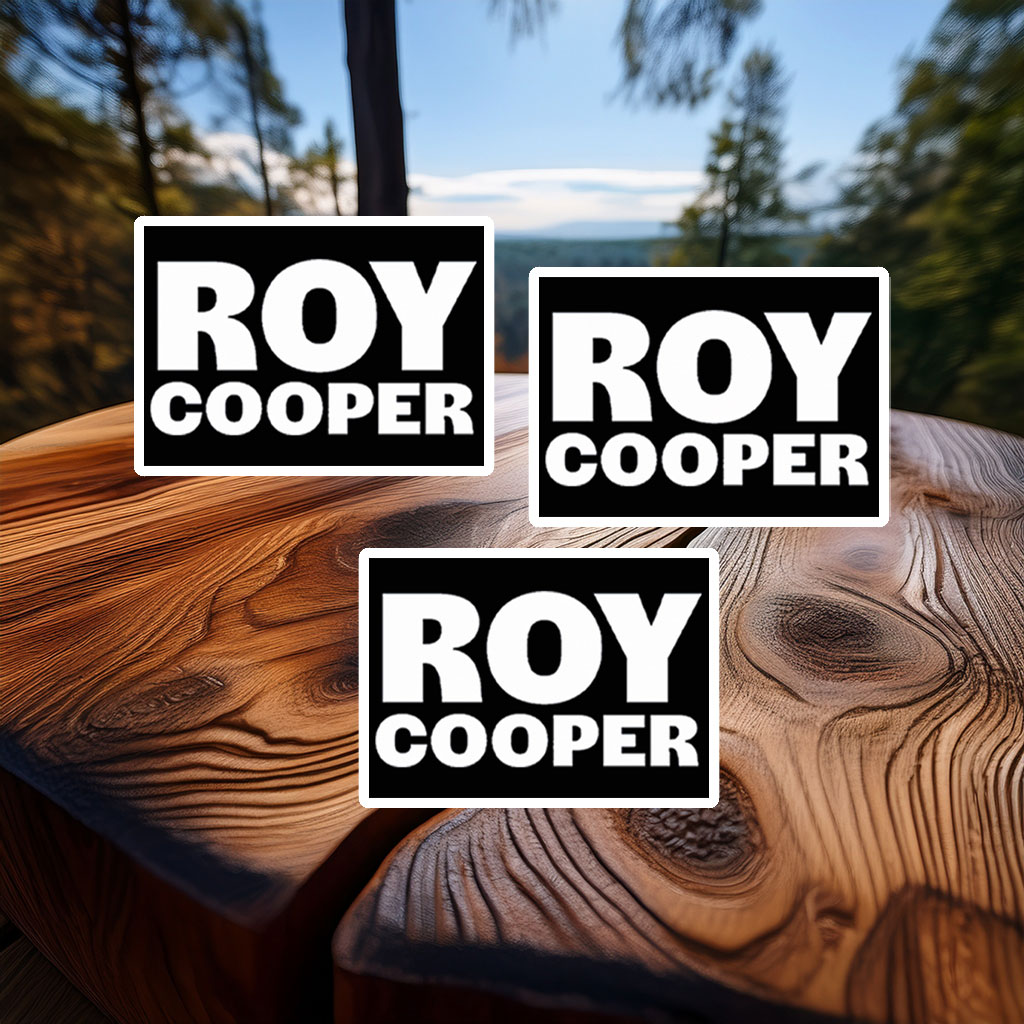 Roy Cooper Waterproof Laptop & Car Sticker