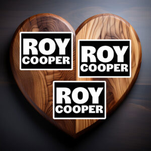 Roy Cooper Waterproof Laptop & Car Sticker