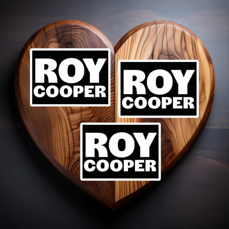 Roy Cooper Waterproof Laptop & Car Sticker