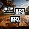 Roy Cooper Waterproof Laptop & Car Sticker