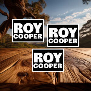 Roy Cooper Waterproof Laptop & Car Sticker