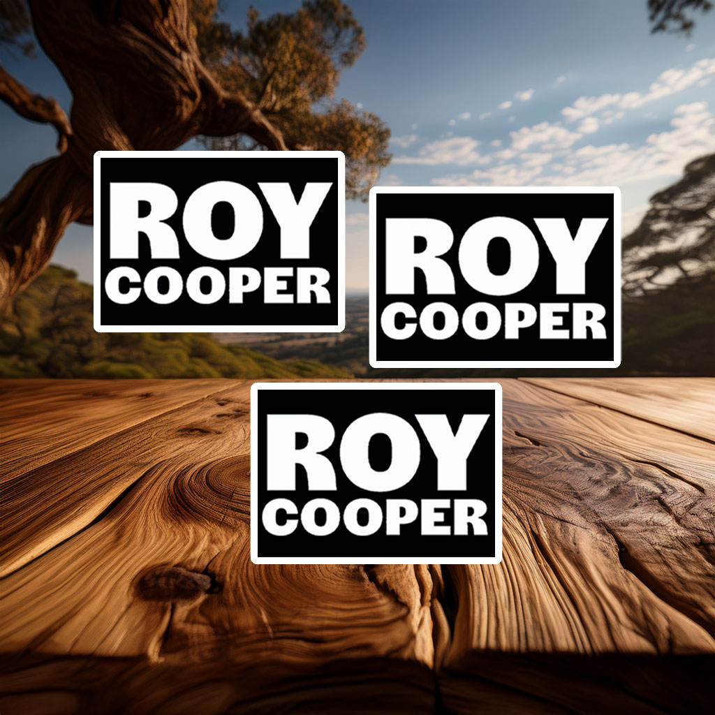 Roy Cooper Waterproof Laptop & Car Sticker