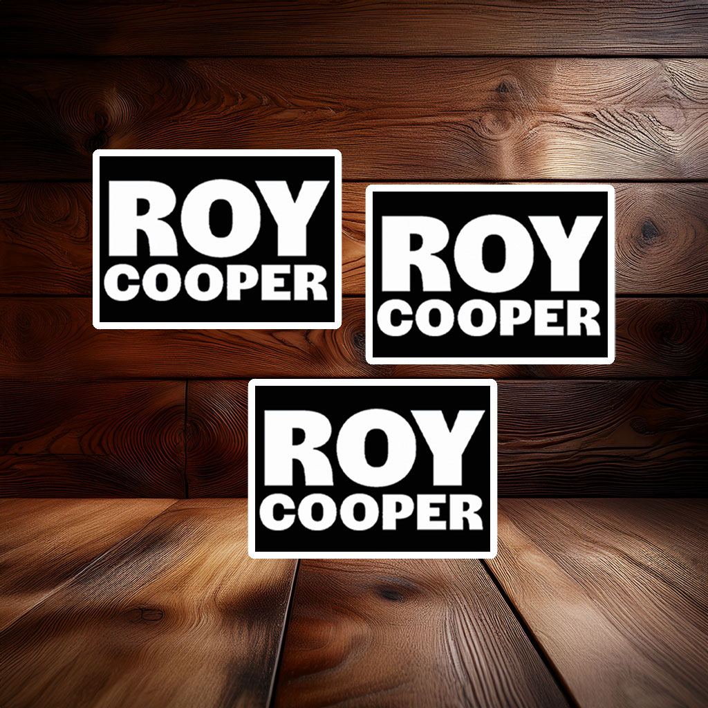 Roy Cooper Waterproof Laptop & Car Sticker