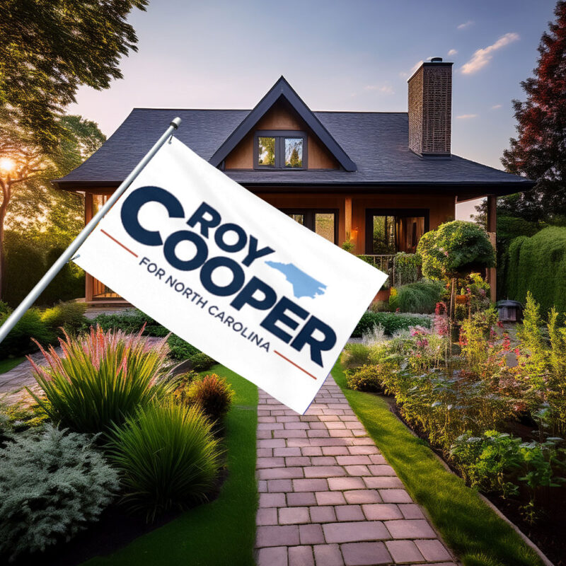 Roy Cooper for NC House Flag & Lawn Decorative Banner