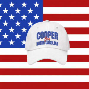 Roy Cooper for North Carolina Adjustable Baseball Cap