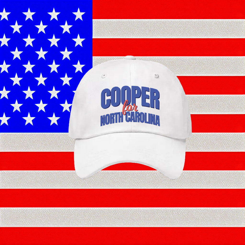 Roy Cooper for North Carolina Adjustable Baseball Cap