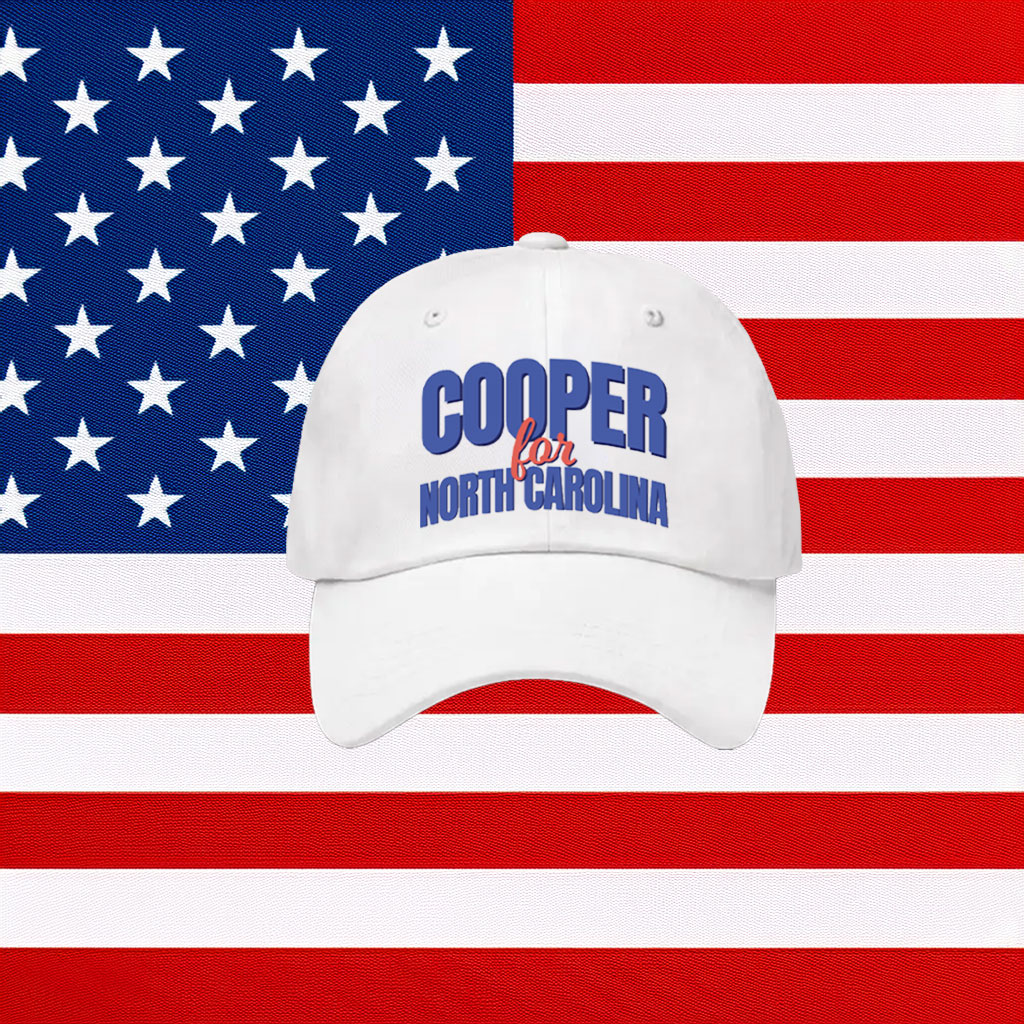 Roy Cooper for North Carolina Adjustable Baseball Cap