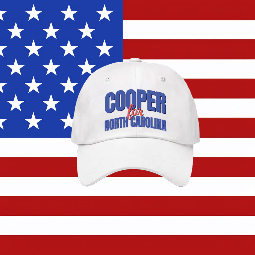 Roy Cooper for North Carolina Adjustable Baseball Cap