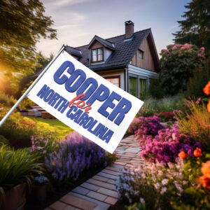 Roy Cooper for North Carolina Outdoor Flag