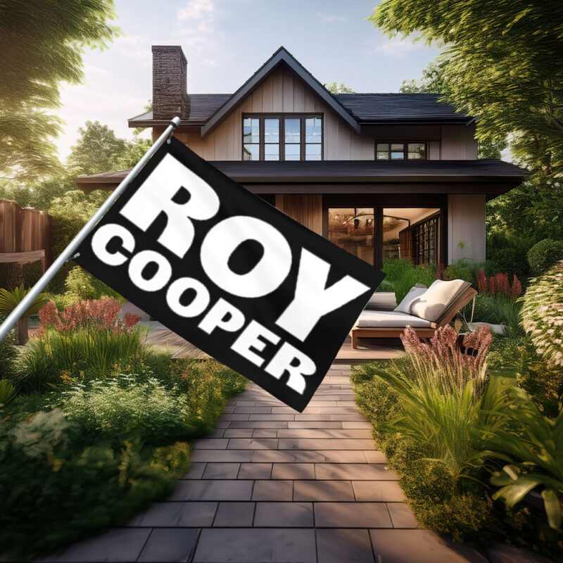 Vote Roy Cooper Weatherproof Outdoor Campaign Banner