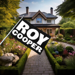 Vote Roy Cooper Weatherproof Outdoor Campaign Banner