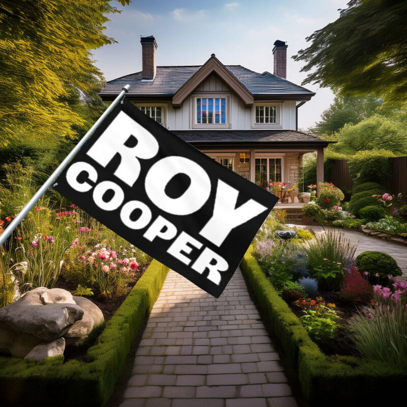 Vote Roy Cooper Weatherproof Outdoor Campaign Banner